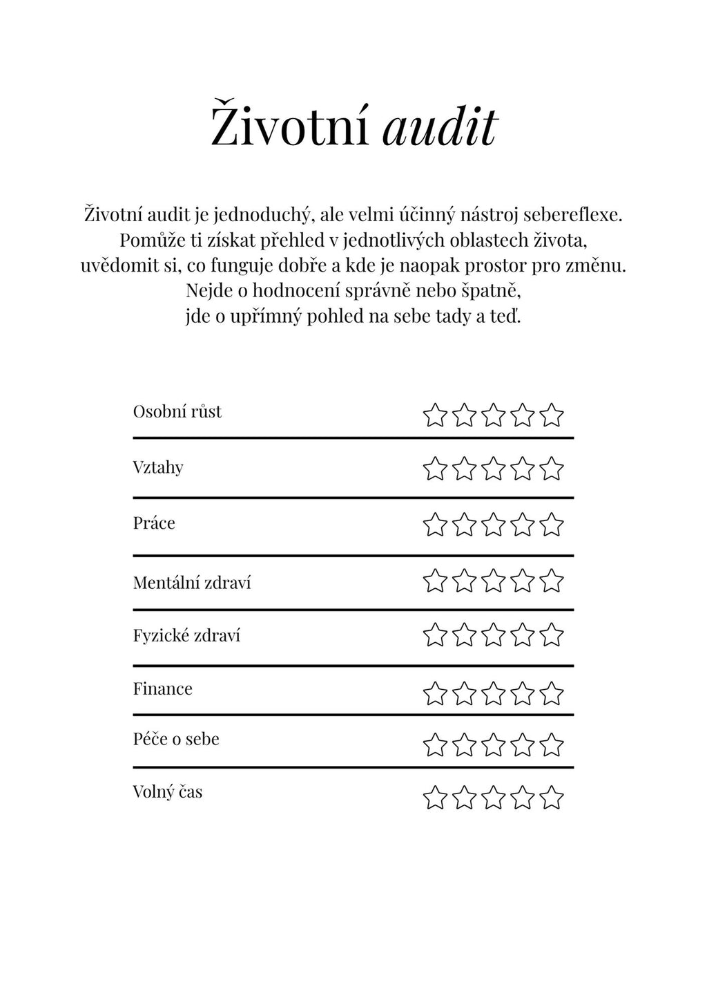 Wellbeing diary
