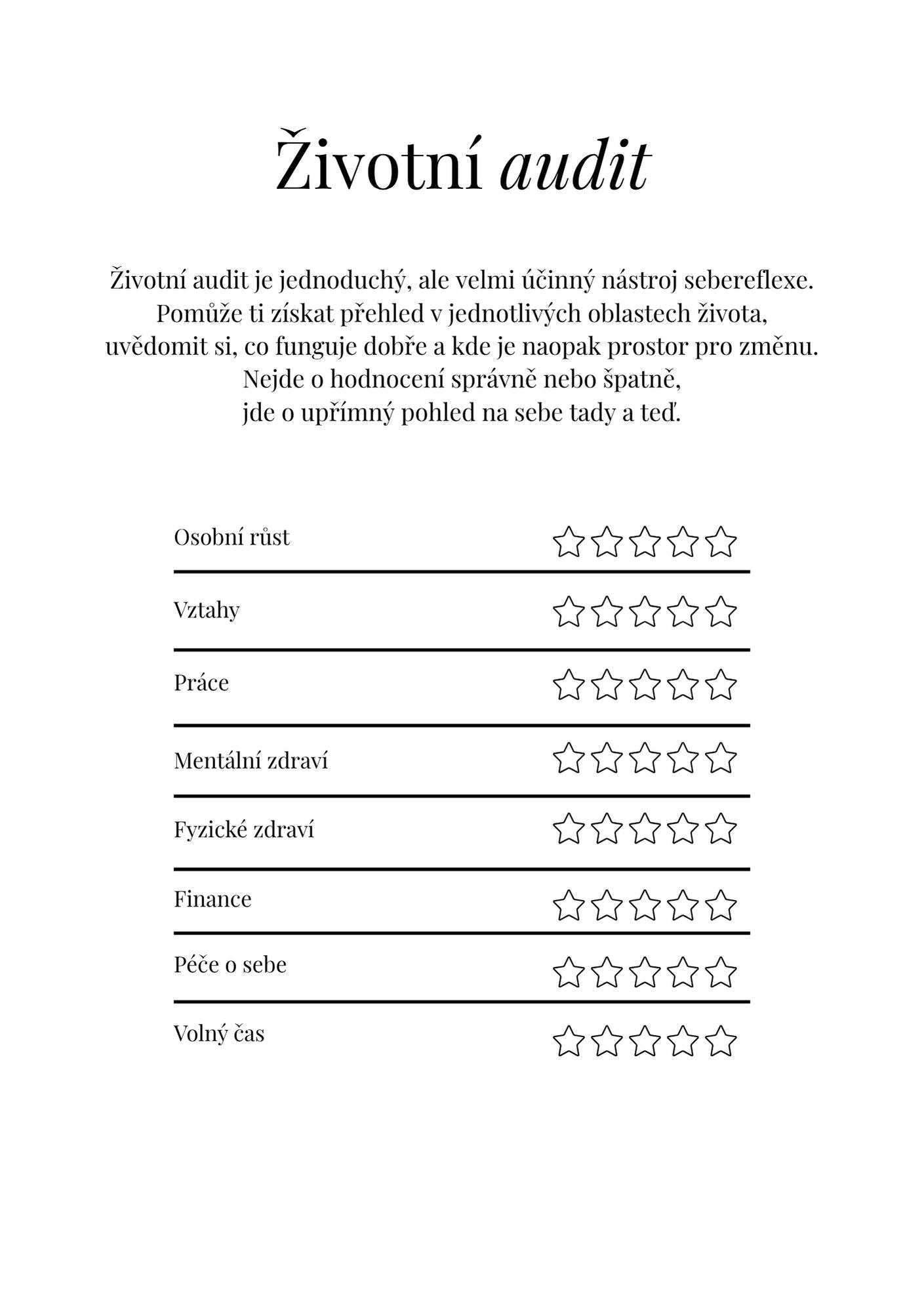 Wellbeing diary