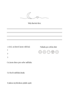 Self-care daily journal